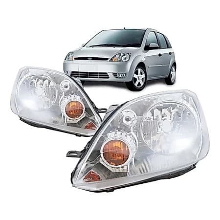Par Farol Ford Fiesta 2003 2004 2005 2006 Cromado