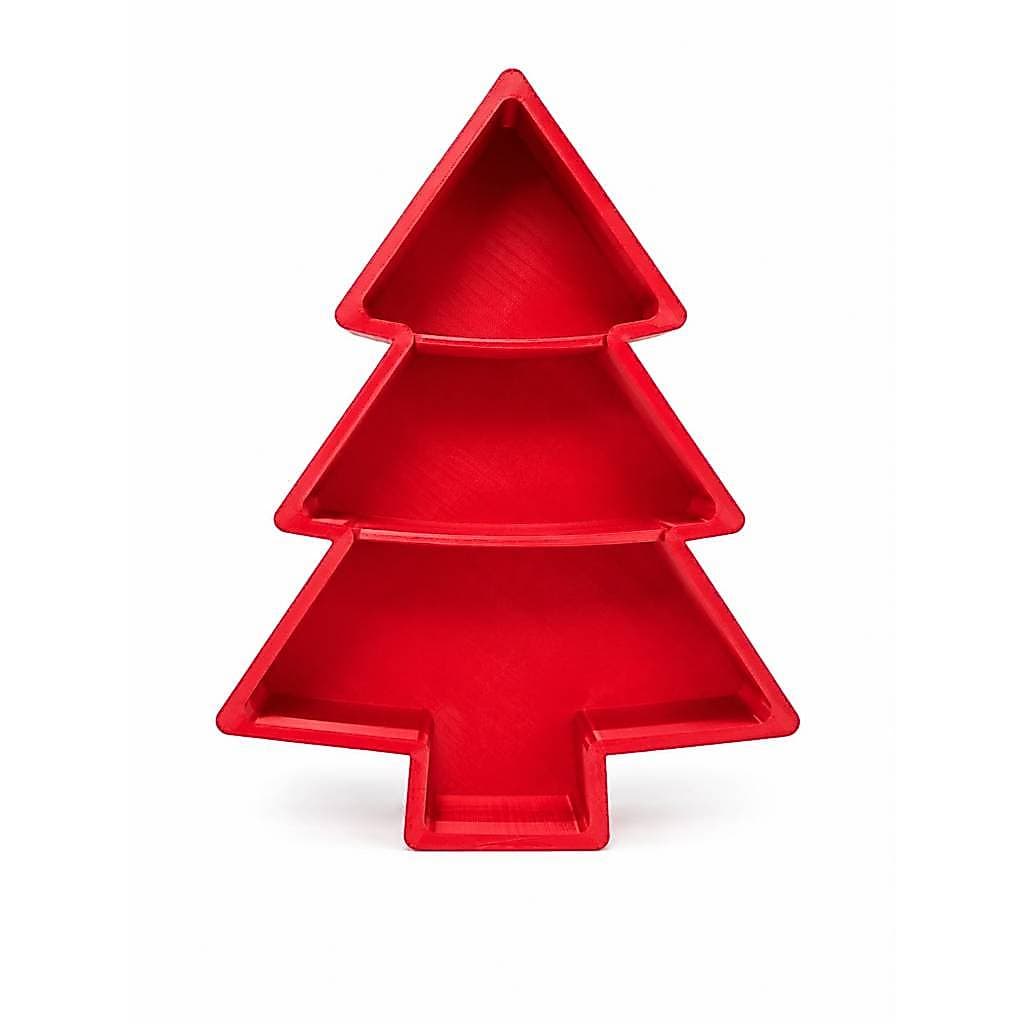 Porta Petiscos Árvore de Natal – Bandeja Decorativa para Mesa Posta