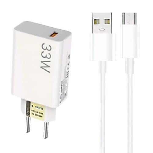 Kit Carregador Turbo para Redmi 9a - Cabo Micro USB V8 e Fonte