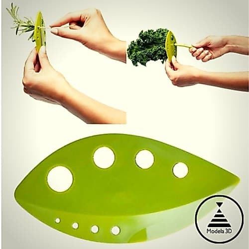 Removedor De Folhas - Auxílio P/ Cozinhar - Praticidade e Velocidade Descascador Folhas Verduras Cozinha extrator cozimento