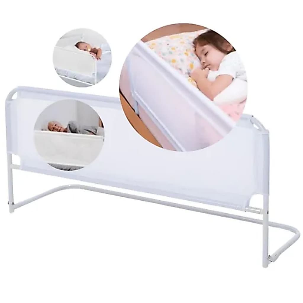Grade Cama Proteção Infantil Bebê 100% Articulada Não Precisa Furar - Envio Imediato