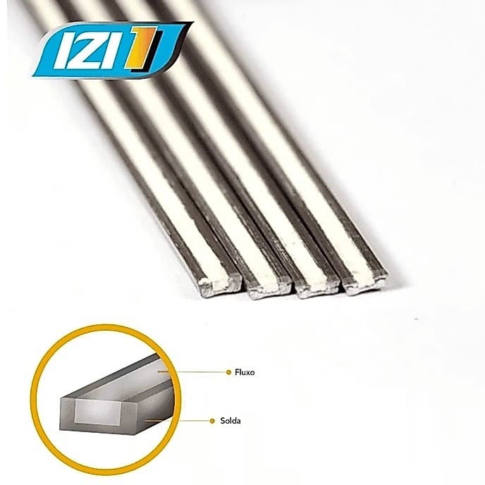 Vareta De Solda Izi 1 Alumínio X Alumínio E Alumínio X Cobre 5 Unidades