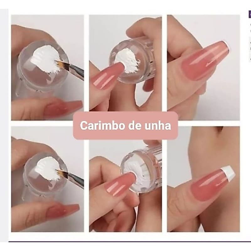 Carimbo de Unha para Francesinha
