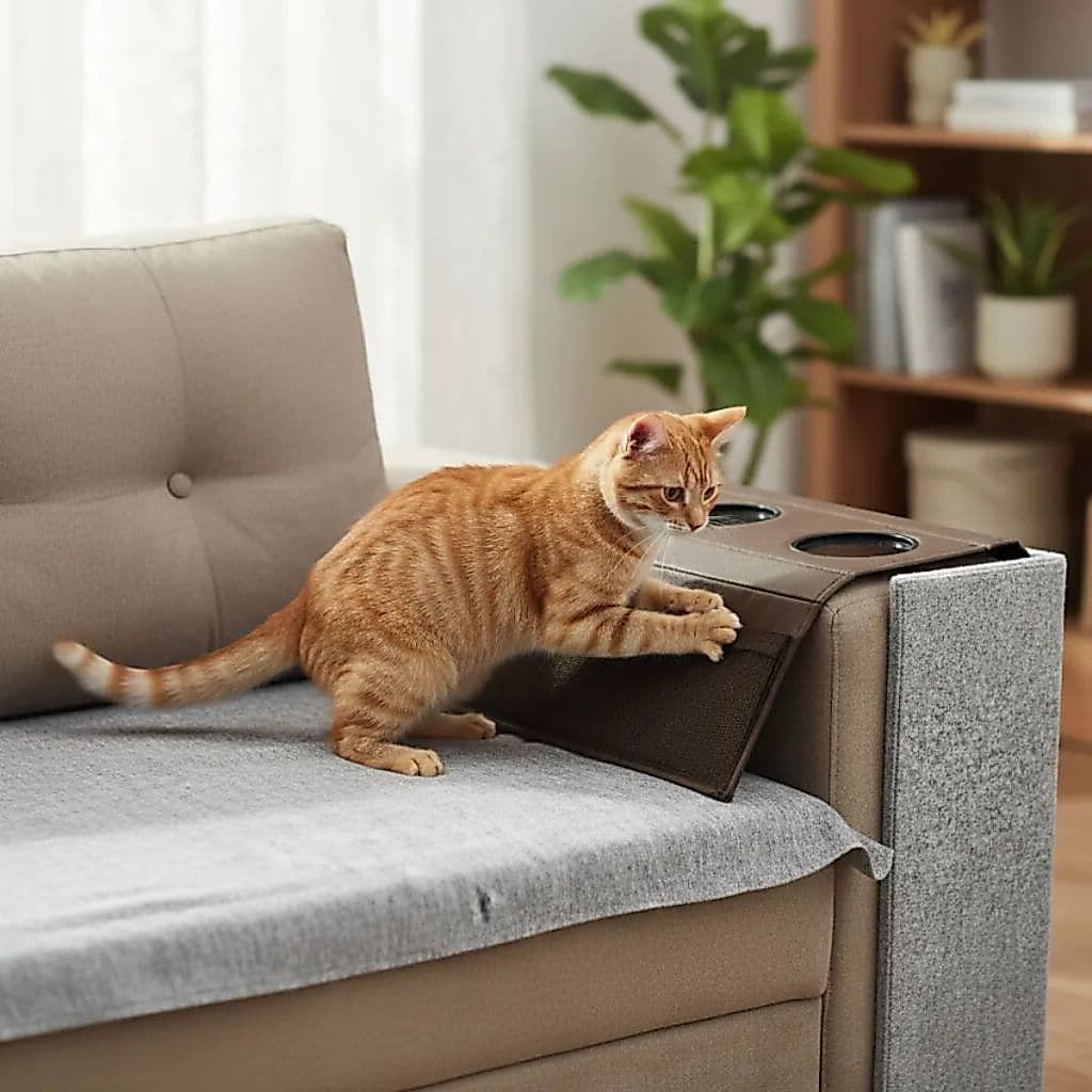 Protetor Arranhador De Gatos Para Cama Com 2 Peças.
