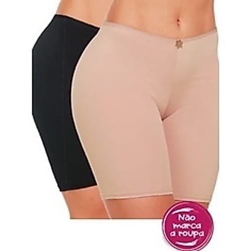 Short Anágua Segunda Pele Bermuda Para Usar Com Saias E Vestidos