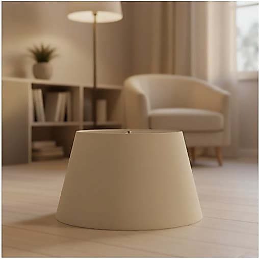 Cúpula de abajur grande 30x40x23cm tecido algodão soquete Nacional Ref 33