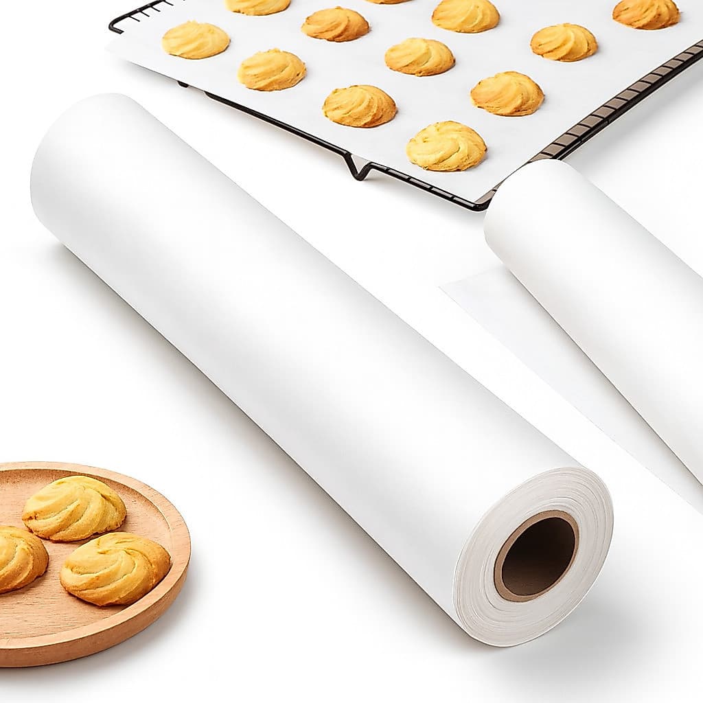 Papel Manteiga Antiaderente Rolo 5/10M x 30cm Para Forno Cozinha