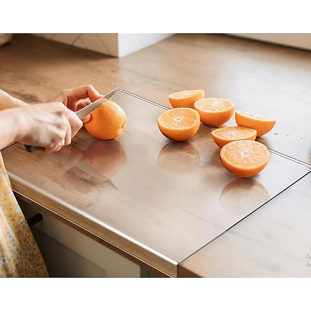 Tábua Para Corte carnes Vegetais Em Acrílico Cristal