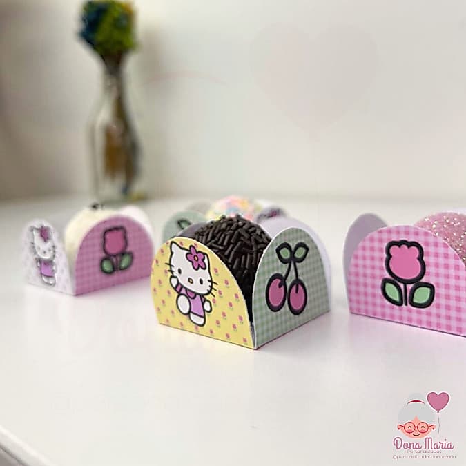 Forminha Hello Kitty para Docinhos – Festa Infantil Aniversário