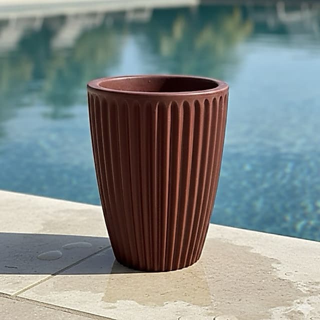 Vaso decorativo Coluna Romana N2 elegante decoração jardim elegância luxo