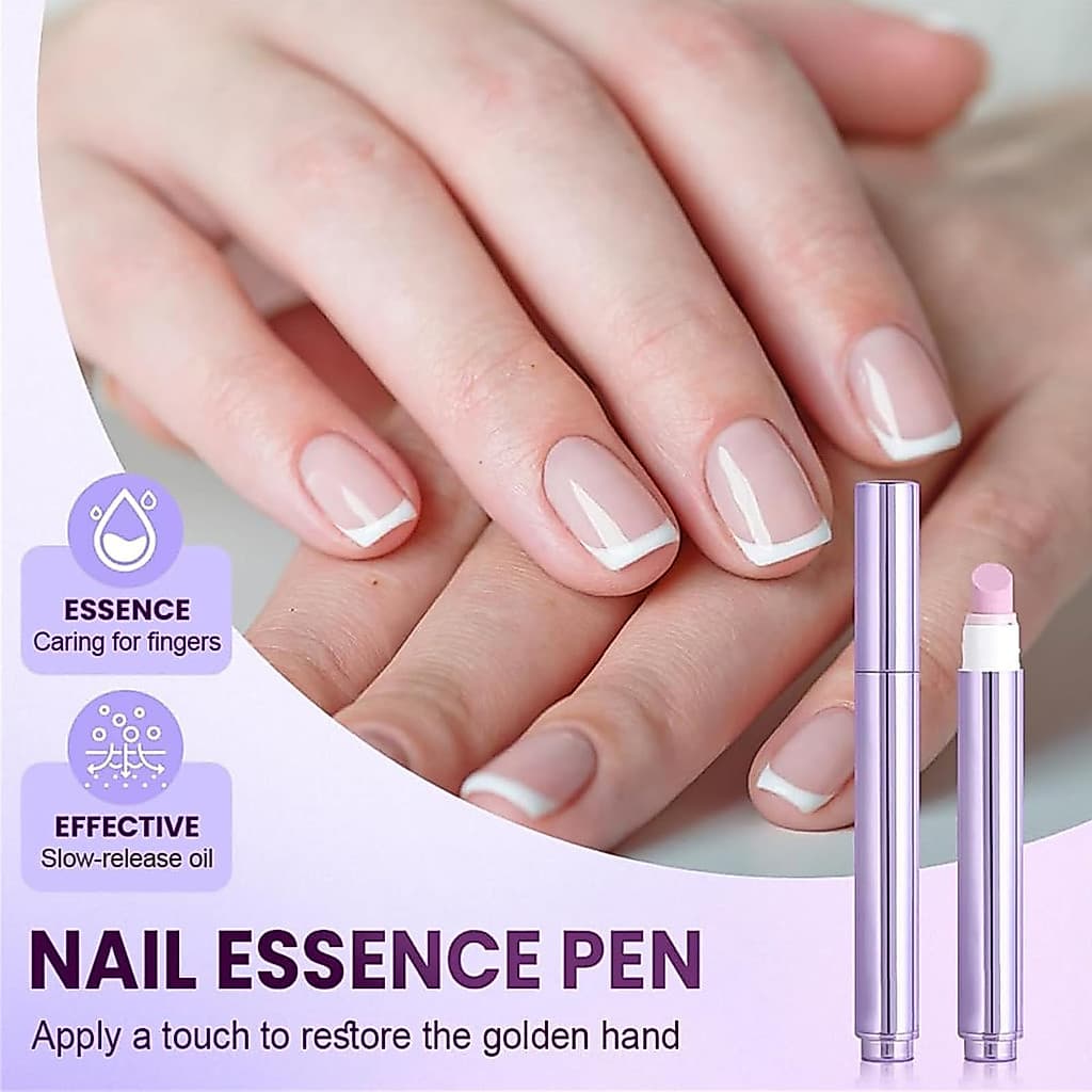 Caneta De Óleo De Cutícula 3 Em 1 , Remover Unha, Para Unhas Com Ponta De Cerâmica, Manicure Beleza