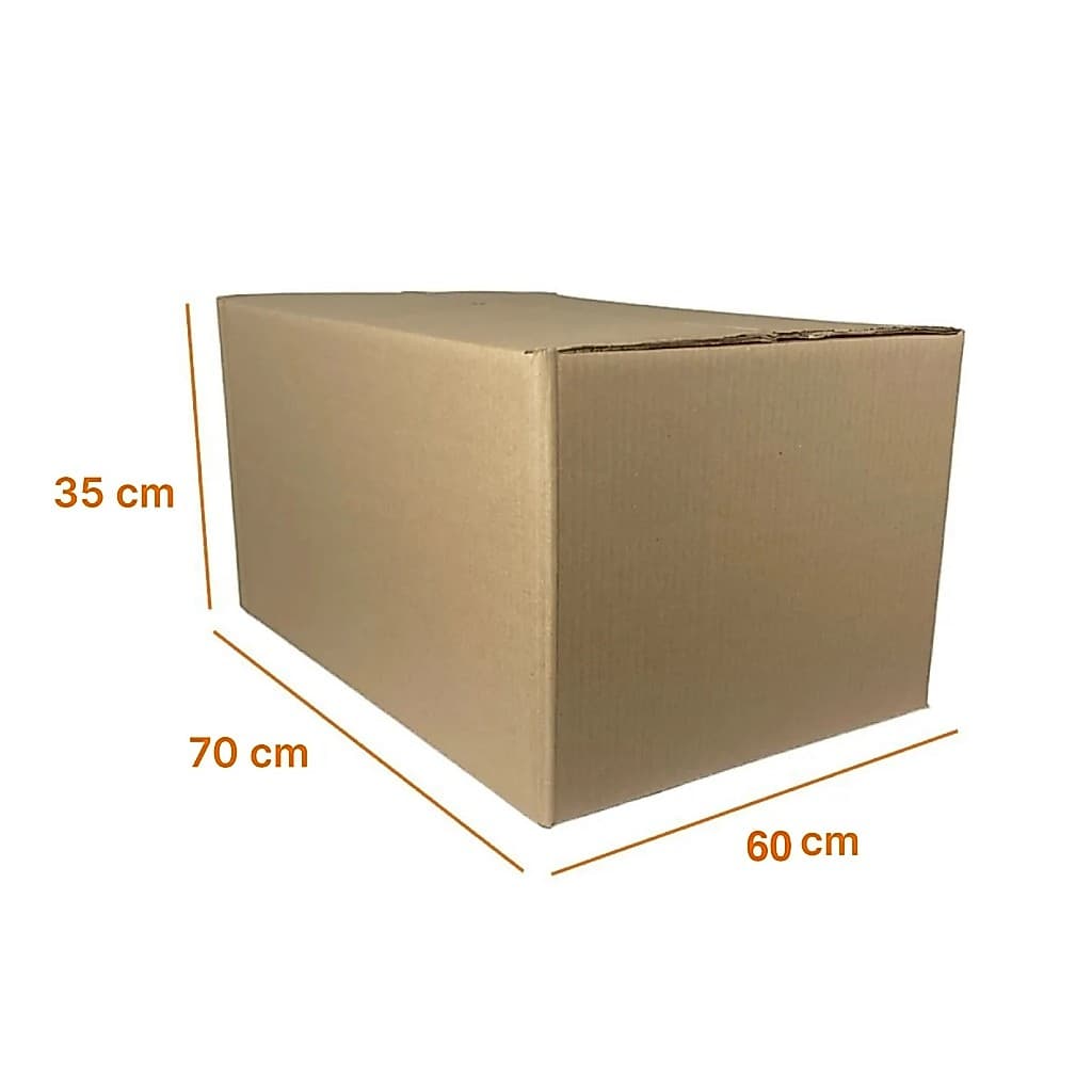 Kit Mudança 05 Caixas De Papelão 70x60x35 SemiNova (MEDIDA APROXIMADA)