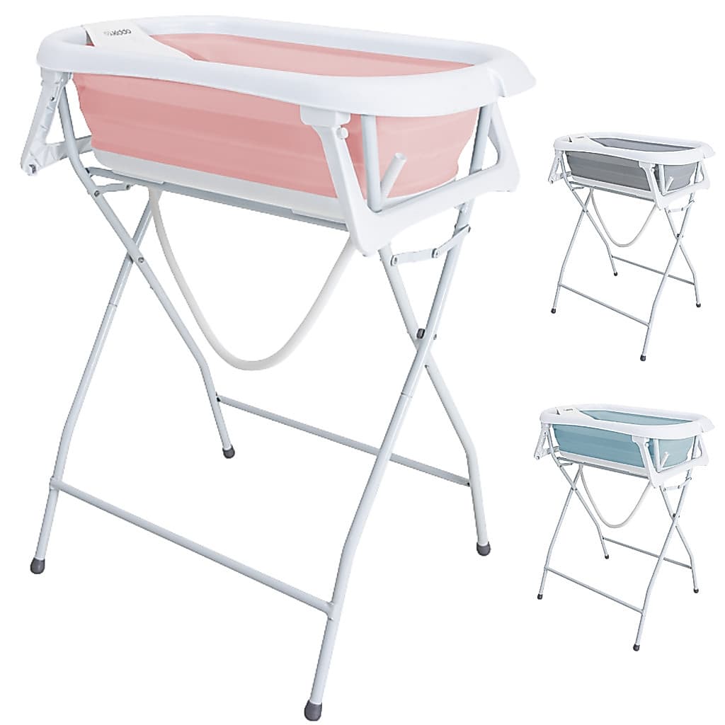 Banheira Dobrável Flex Plus + Suporte de Elevação Kiddo