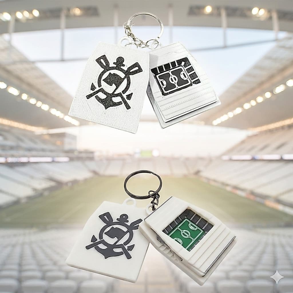 Chaveiro Estádio Corinthians Futebol Presente Lembracinha Arena