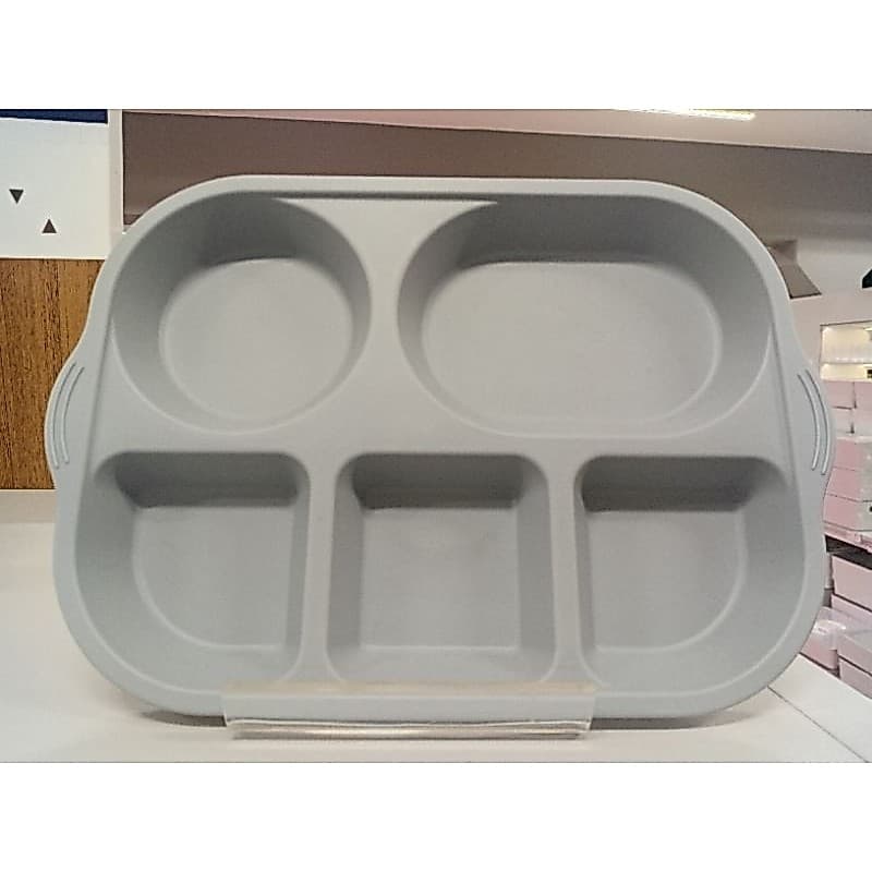 ⭐ Kit 3 Pratos Infantis Circles , Line  Frame  com Divisórias para Introdução Alimentar | Alimentação Infantil Colorida