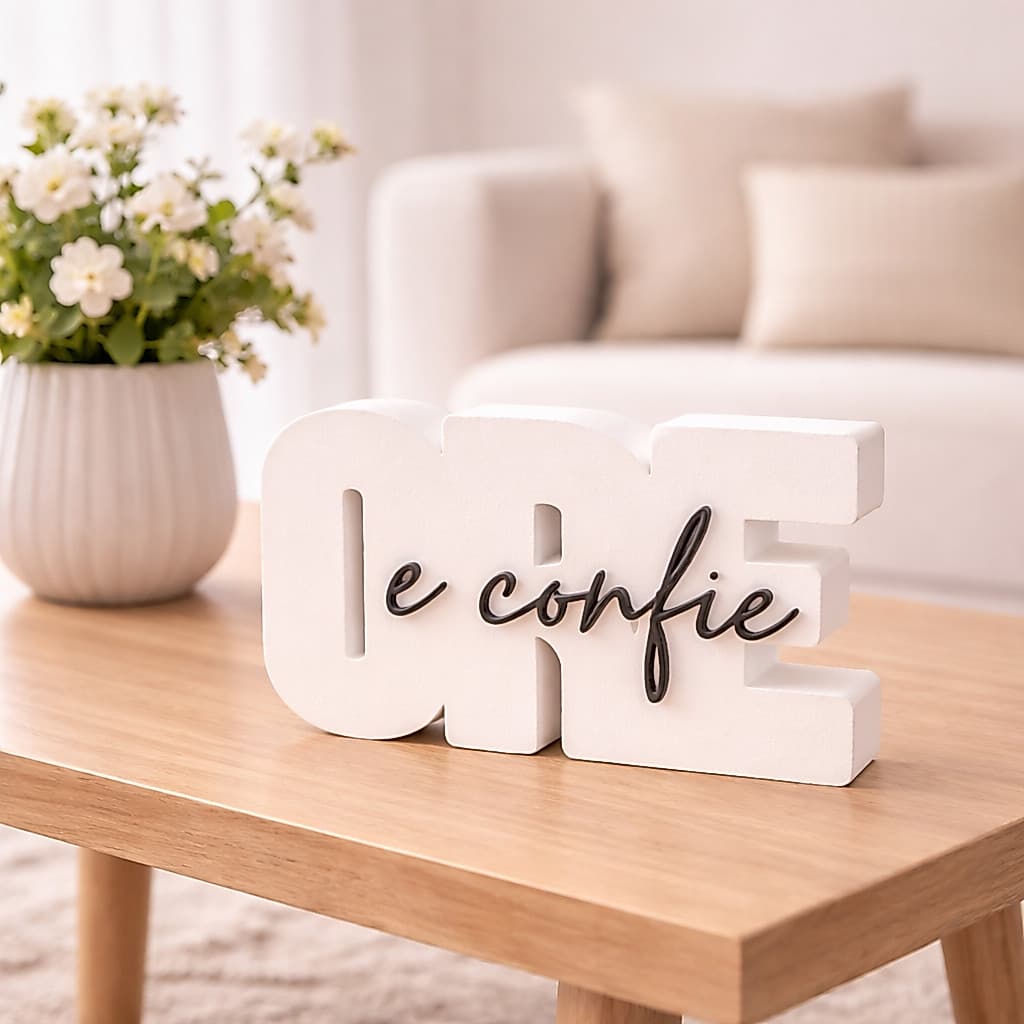Letreiro Ore e Cofie Decoração Sala, Escritório, Cozinha, Quarto.