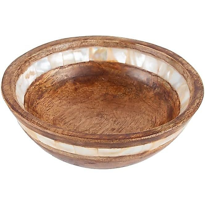 Bowl de Madeira Mango Natural 15cm x 5cm