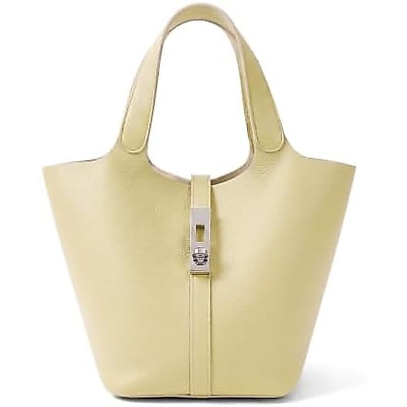 Sacola Para Mulheres Alça Superior Bolsa Mochila Couro Vegano Bloqueio Design Balde Trabalho Noite