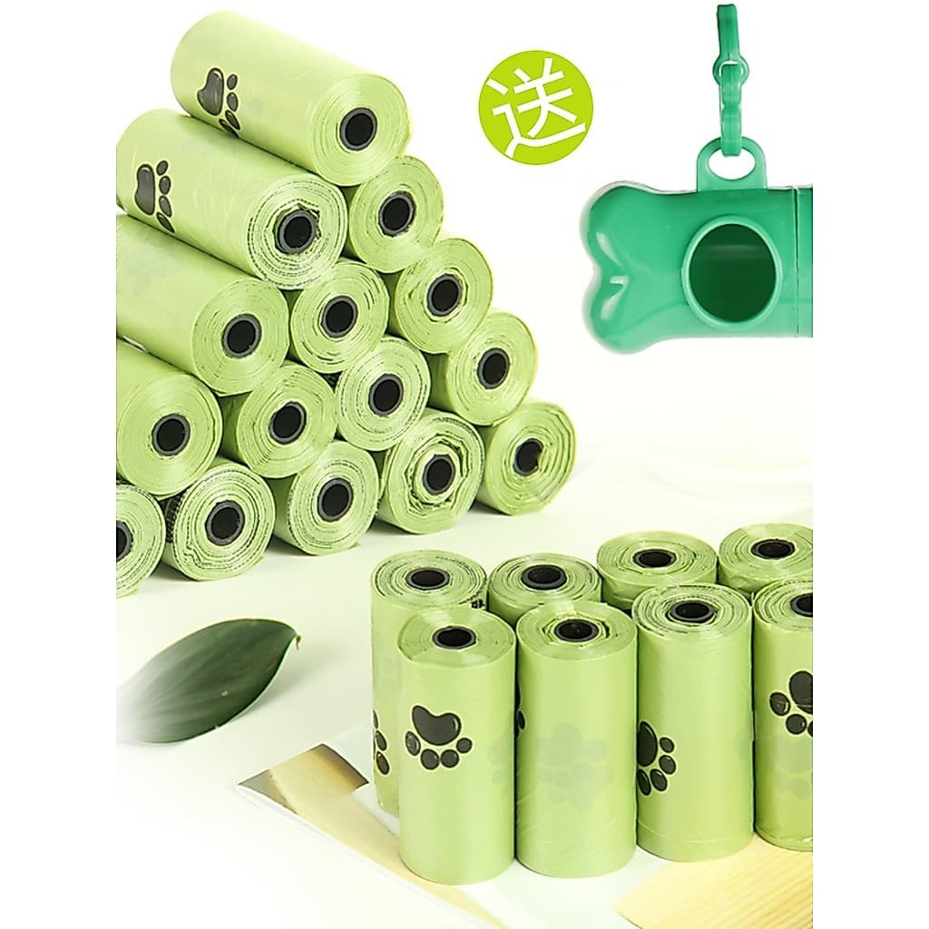 Saco de coleta de cocô para cães de estimação, portátil, degradável, pequena pá de cocô, dispositivo descartável para co