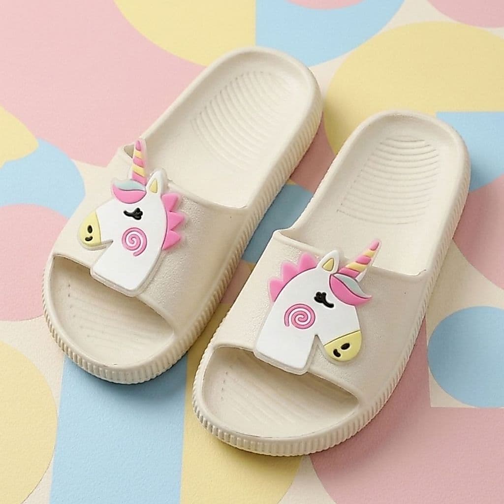 Chinelo Slide Infantil Menina Nuvem Antiderrapante Confortável Macio Leve