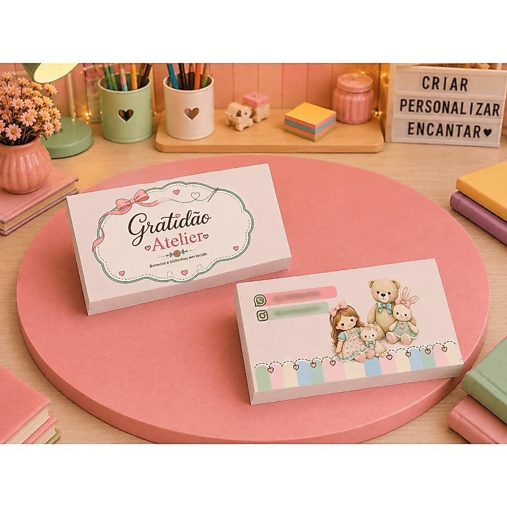 Cartão de Visita Personalizado 9x5 cm | Papel Fotográfico | Frente ou Frente e Verso