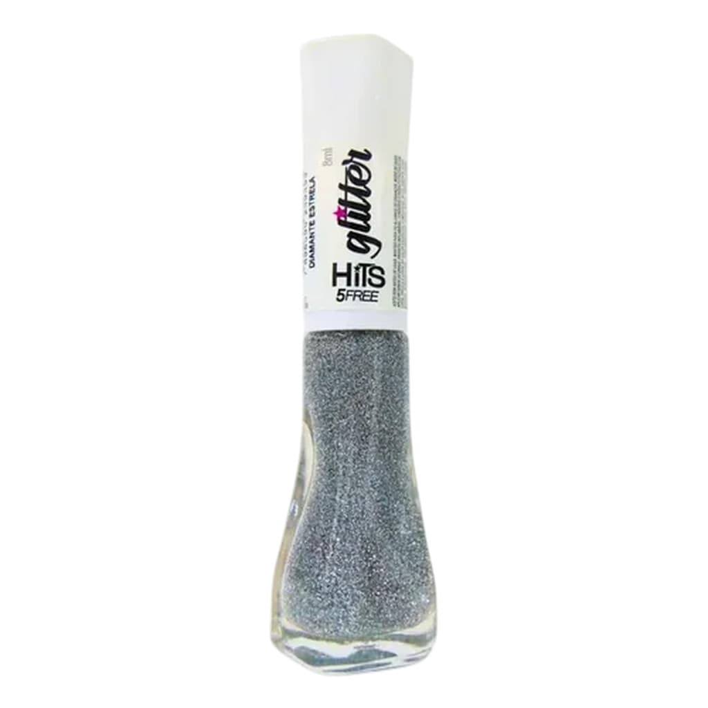 Kit 6 Unidades Hits Diamante Estrela Esmalte Glitter 8ml