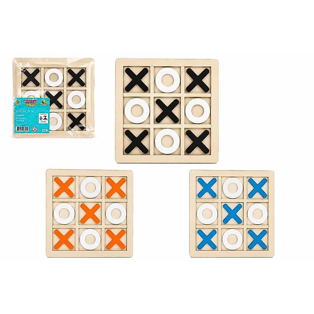 kit Com 2 Jogos Da Velha Divertidos E Interativos