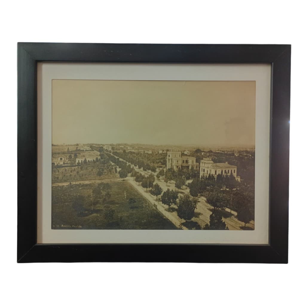 Fotografia Original Antiga da Avenida Paulista