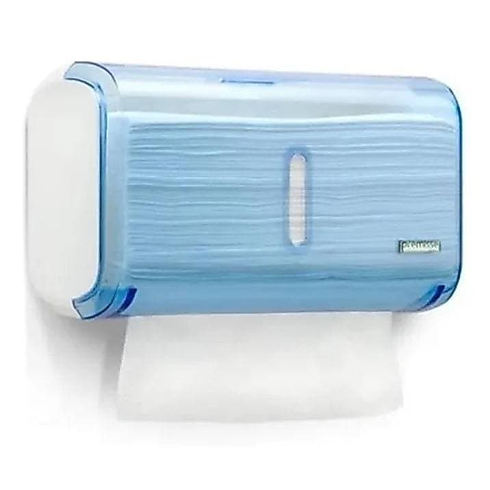 Porta Papel Toalha  Interfolha Compacto Dispenser Papeleira Premisse Azul
