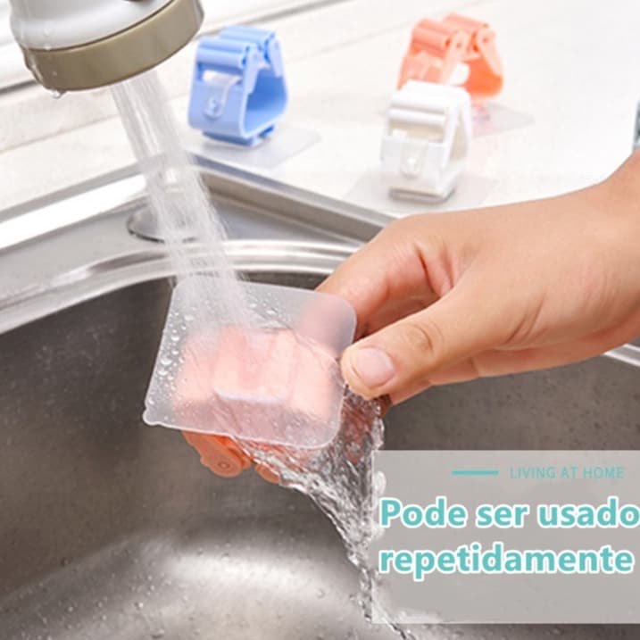Suporte De Vassoura E Rodo Adesivo Para Organização Da  De Vassoura Auto Adesivo Kit 5