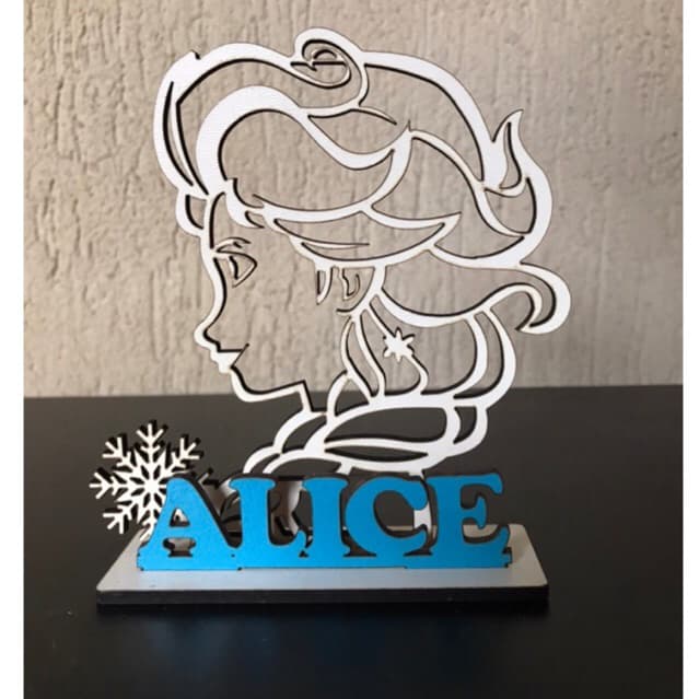 20 Lembrancinhas Frozen Personalizada Festa Nomes Centro De Mesa Infantil