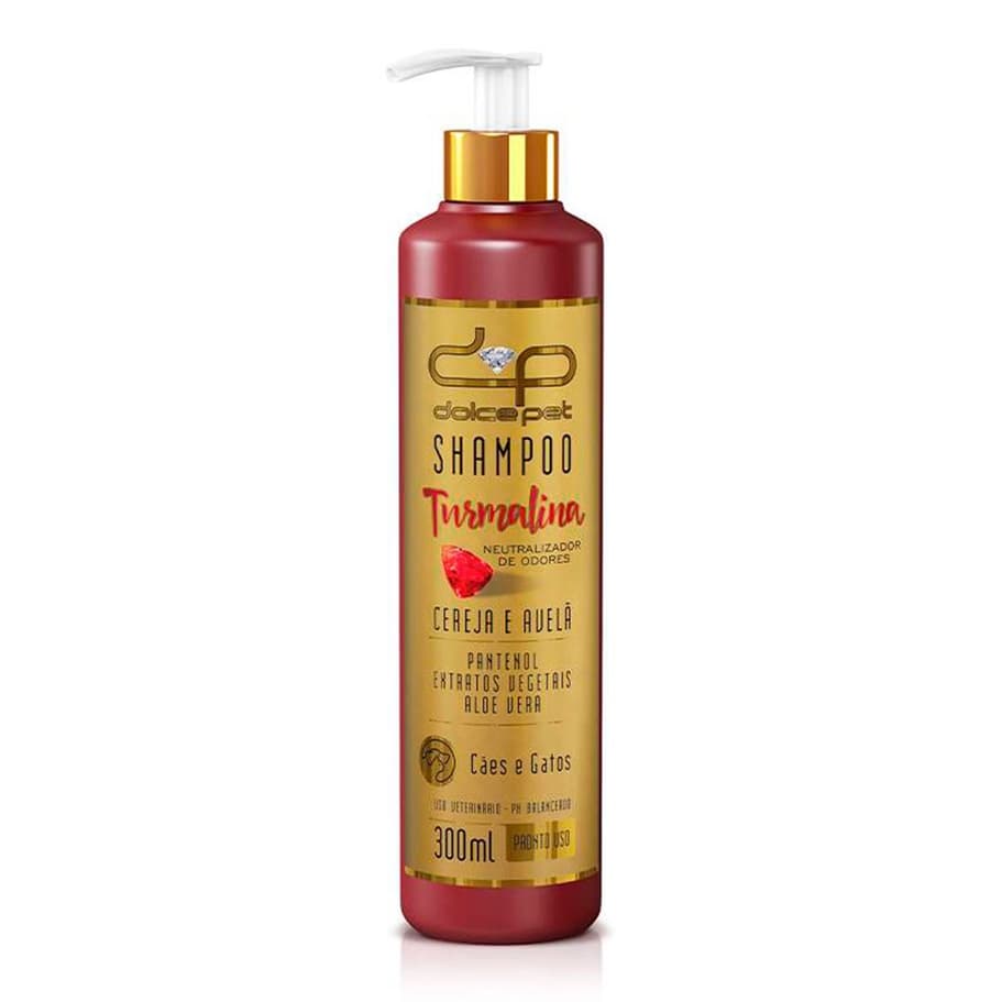 Shampoo Neutralizador de Odores Cereja E Avelã Dolce Pet - 300 ml