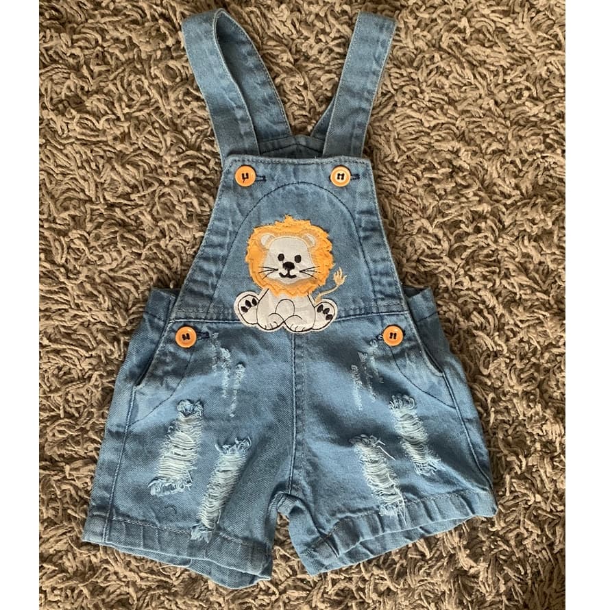 Macaquinho FAZENDINHA masculino, jeans PROMOÇÃO