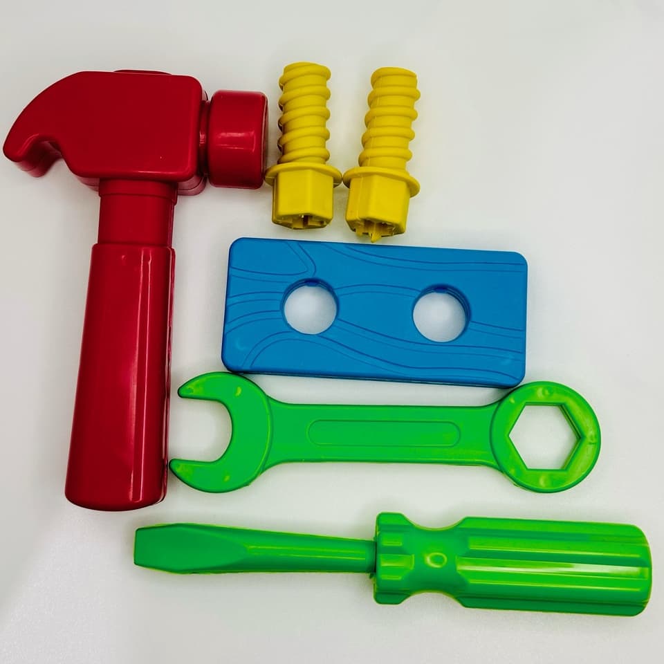 Kit de Ferramentas de Brinquedo Faz de Conta Brincando de Mecanico Oficina Infantil