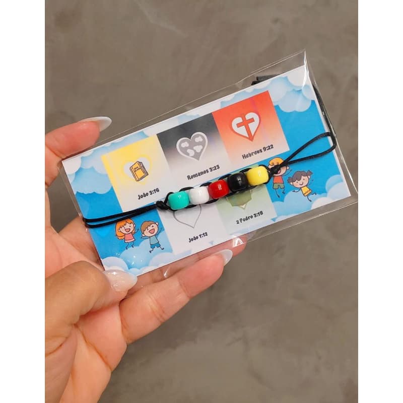 Pulseira Plano da Salvação Infantil Ministério Infantil
