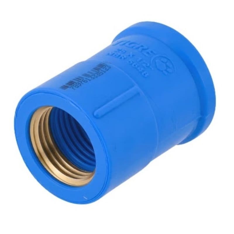 Luva Azul Tigre com bucha de metal 25mm 3/4