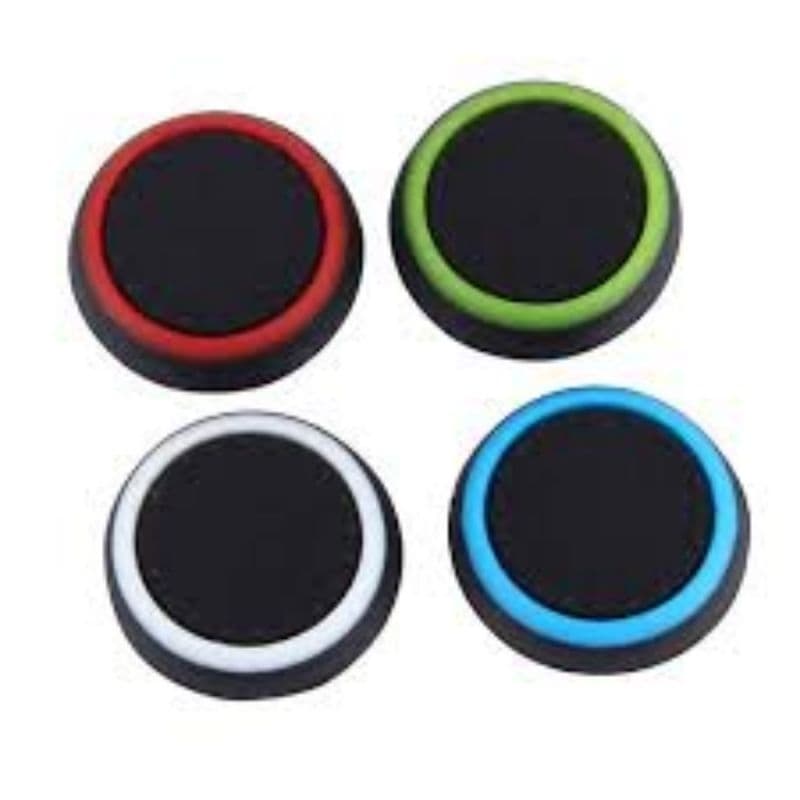 Kit 5 Pares Grip Silicone Analógico Controle Ps4 / Ps5 / Xbox 360 / Xbox One / Series / Nintendo Switch Pro