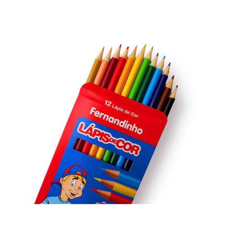 Lápis de Cor Fernandinho 12 Cores