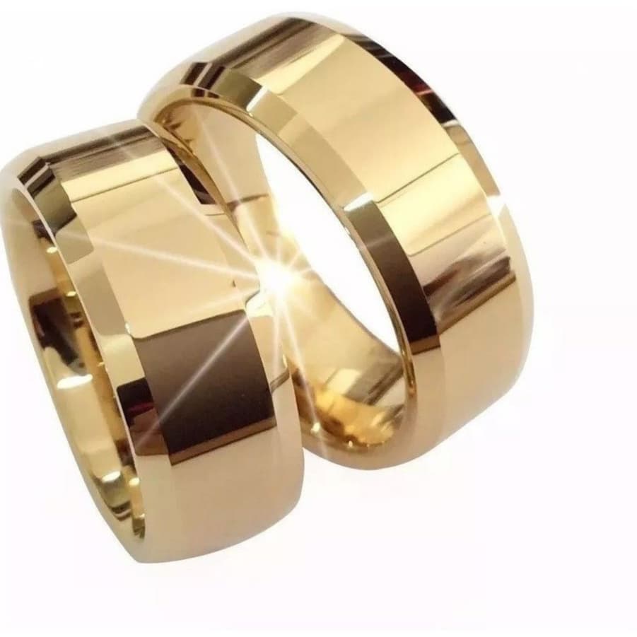 Par Alianças De Tungstenio Casamento 6mm Chanfradas 2021Par Alianças De Tungstenio Casamento 6mm Chanfradas 2021