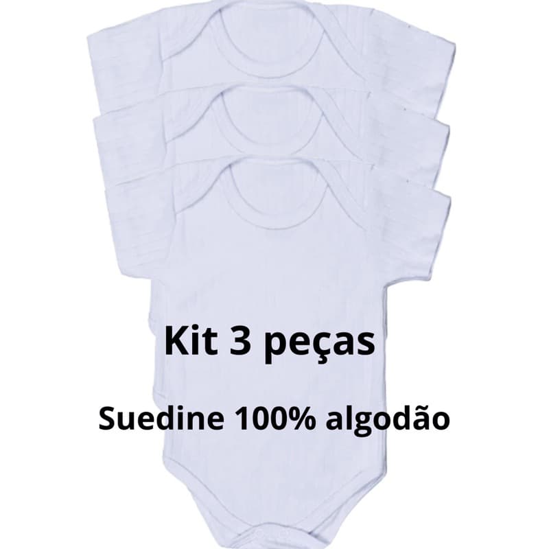 Body bebê  branco  100% algodão/ kit  Maternidade/body bebê/body unisses
