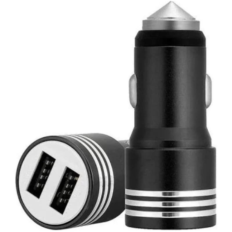 Carregador Celular Veicular Carro Blue Star Fonte 2 Usb Turbo Rápido envio