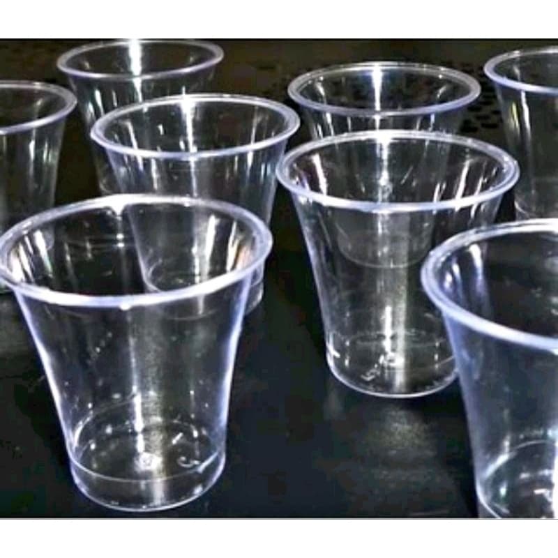 200 cálices para santa ceia em acrílico transparente