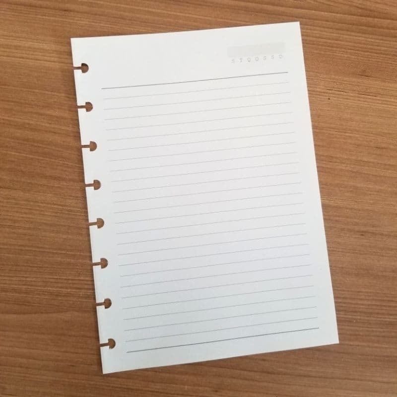 Refil Pautado para Caderno de Disco 90g