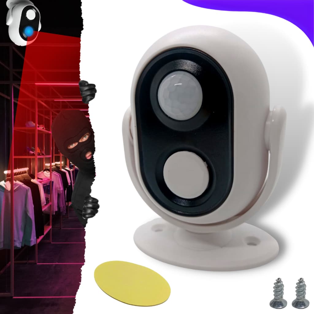 Sensor 3 Em 1 Presença Alarme E Anunciador Sonoro Bem Vindo