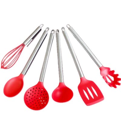 kit com 6 CONCHAS SILICONE com CABO EM ALUMINIO