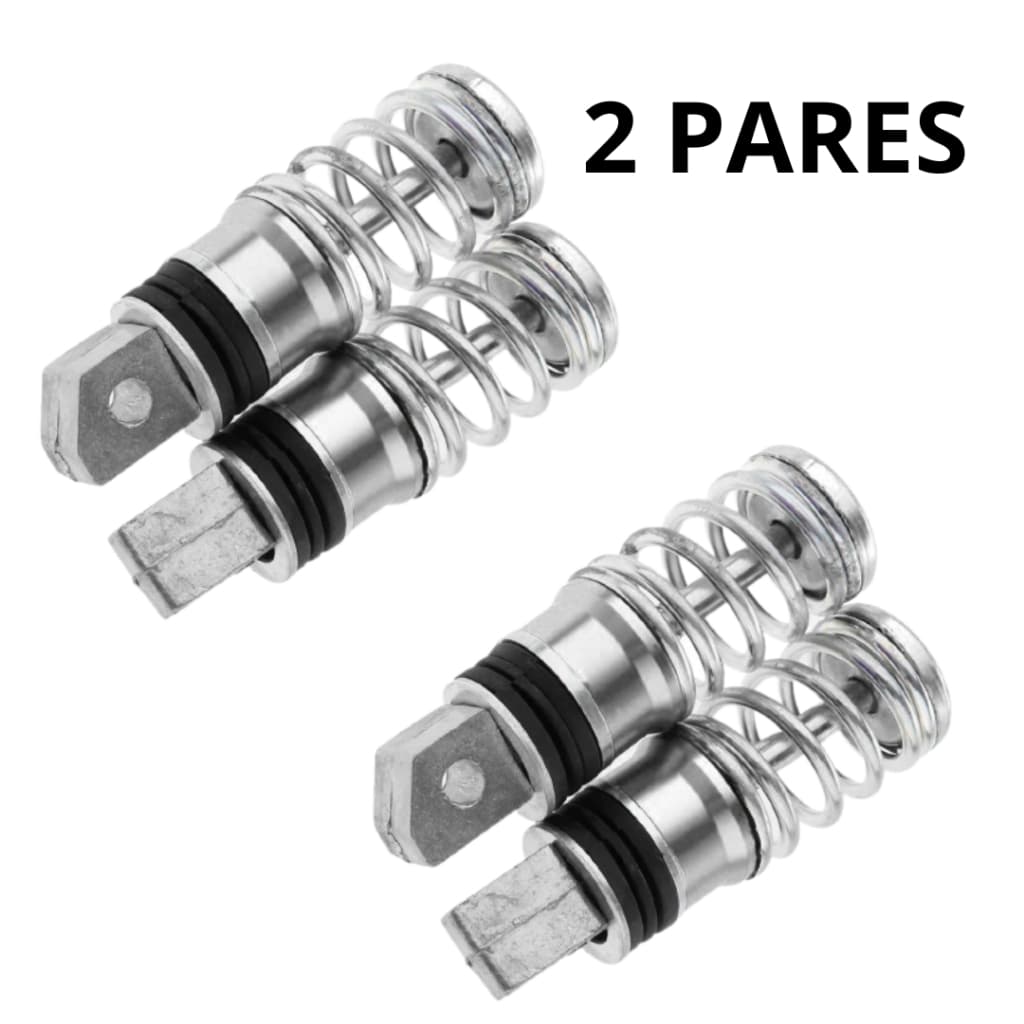 2 Pares Pedaleira Esportiva Mola Universal Moto Honda, Yamaha, Kawasaki, Suzuki
