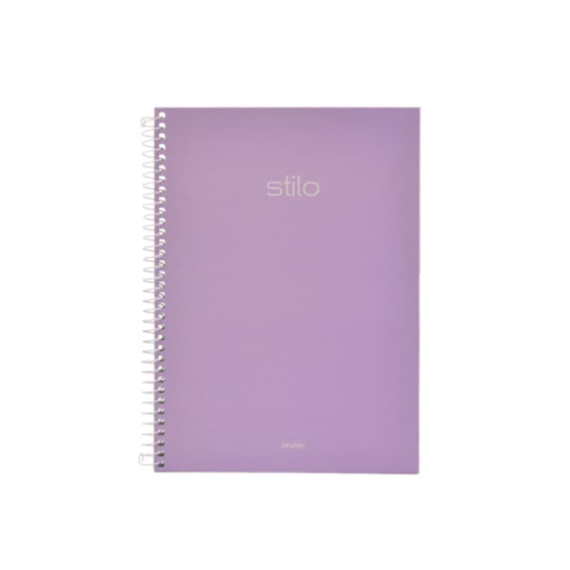 Caderno Espiral Universitário Capa Dura 01 matérias 80 folhas Stilo