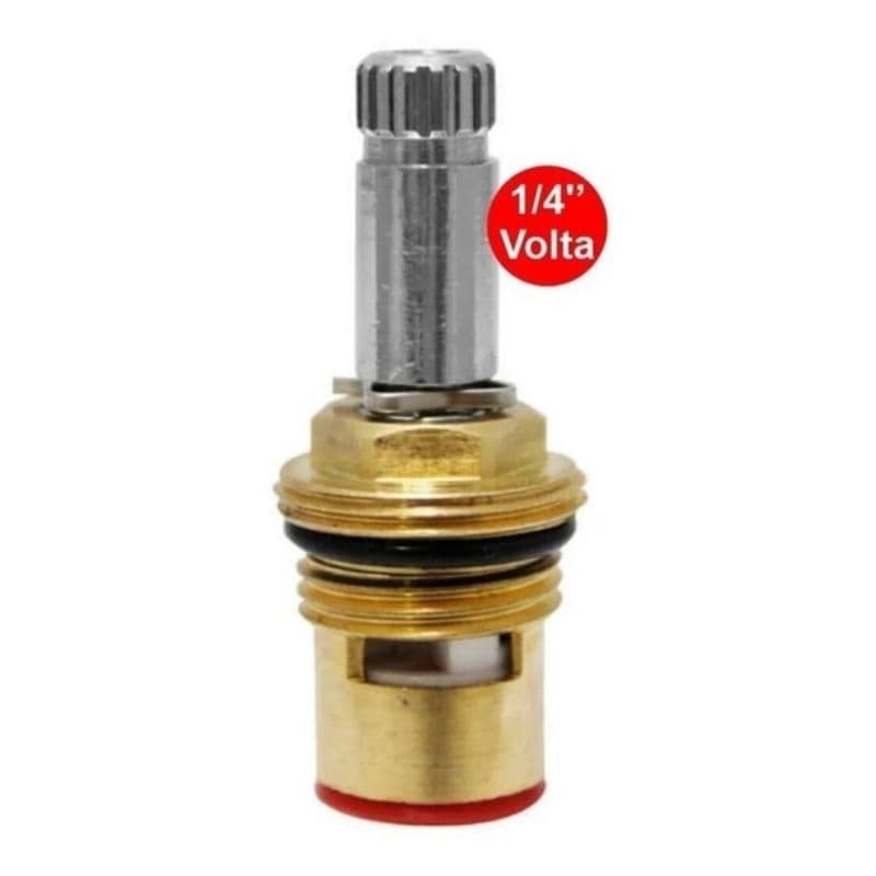 Reparo Torneira 1/4 Volta Mecanismo M18 Vermelho