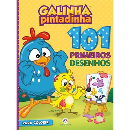 Livro Infantil 101 Primeiros Desenhos Galinha Pintadinha Ciranda Cultural
