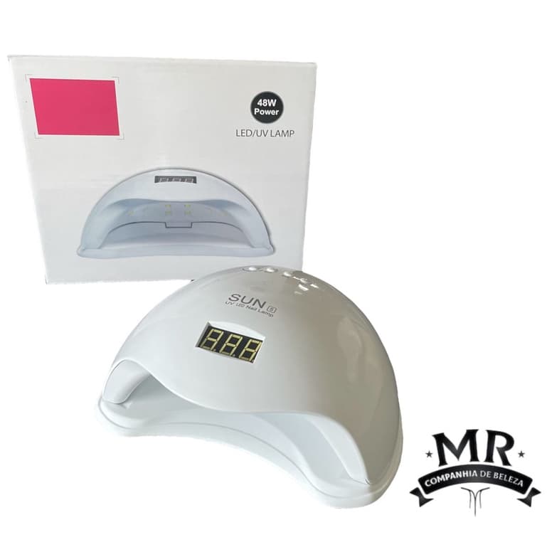 Cabine Gel Led/Uv Sun Digital 48w Bivolt Sun Unhas Gel Acrígel SUN5